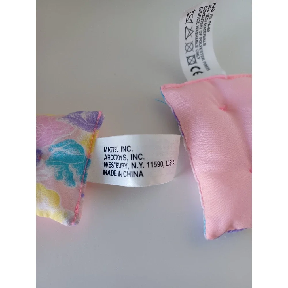 Two Vintage Barbie Fashion Doll Sized Pillows Toy Collectible